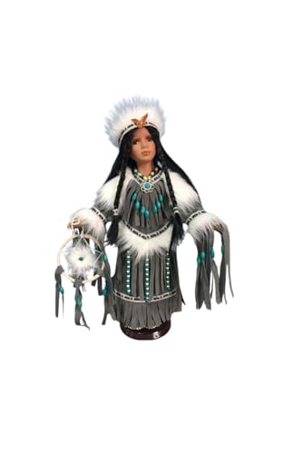 Muñeca de porcelana india coleccionable 16 pulgadas miniatura 1