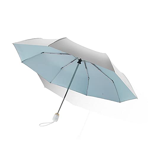 Parapluie pliable bleu ultra rapide à sécher pour sac et voyage