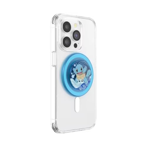 Image of PopSockets Phone Grip for MagSafe, Magnetic Holder- Squirtle Water