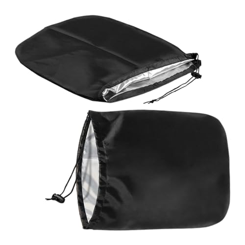 Stylish and Practical: With their sleek, black design, these mirror covers not only offer functional protection but also add a stylish touch to your vehicle. They’re a perfect blend of form and function, giving your car, truck, or SUV a clean