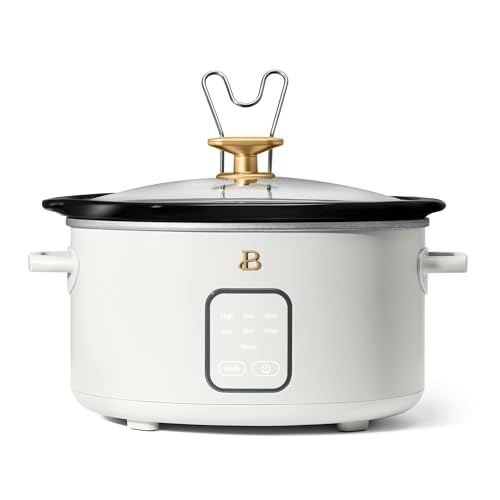 4 Quart Programmable Slow Cooker with...