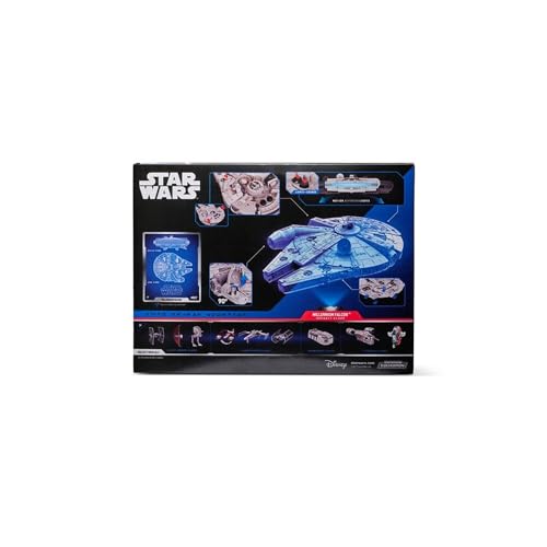 Halcón Milenario Micro Galaxy Squadron nave de asalto Star Wars con figuras 7