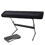 88 Keys Piano Keyboard Dust Cover Waterproof Oxford Cloth Full Covering Keyboard Piano Cover with Adjustable Drawstring for Yamaha for Casio Digital Piano Covers