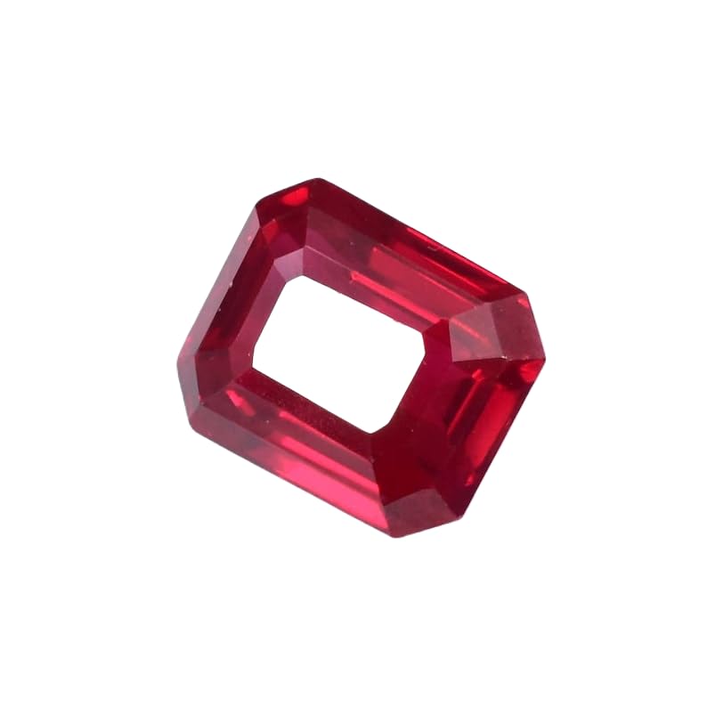 Rubis naturel pour création de bijoux faits main, gemme 17x14mm taille émeraude
