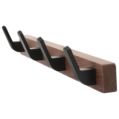 Perchero de pared de madera moderno para organizar la ropa del dormitorio 2
