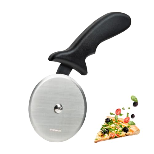 Westmark Rotella per pizza XXL professionale, Dimensioni lama: ø 10 cm, Lunghezza: 23 cm, Acciaio inox/Plastica, Master Line, Nero/Argento, 13282270