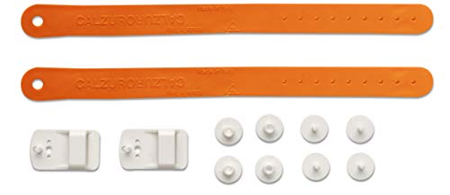 Image of CALZURO Heel Strap Kit - Italian Rubber Clog Straps for Secure Fit - 2 Straps, Buckles & Hardware Included
