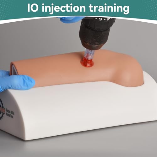 Image of Intraosseous (IO) Access Trainer, Adult Intraosseous (IO) Tibia Trainer, Tibial IO Bone for Medical Education