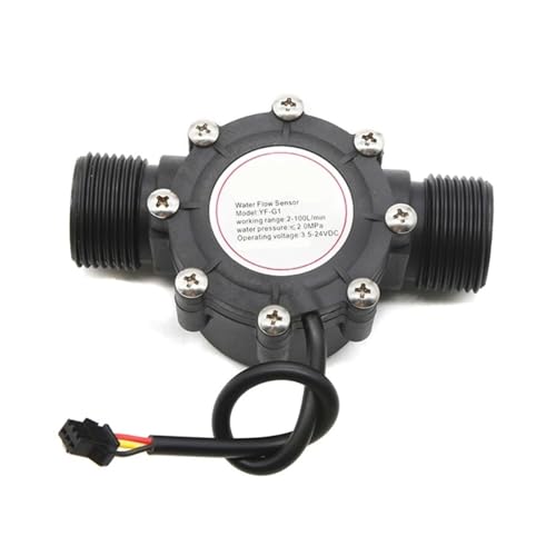 庭のホース散水メーター DN25 DC3.5-24V 1インチ外ネジ式液体水流量計センサースイッチカウンター