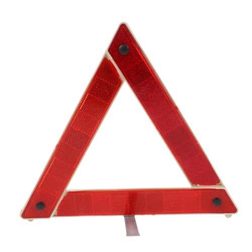 iplusmile Triangle Avertissement de Sécurité Routière Panneau Réfléchissant Kit Urgence 1 Pièce pour Voiture Accessoire de Stationnement Haute Visibilité pour Camion et