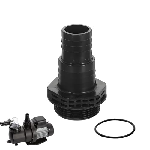 YOFHPT Pool Pumpe Ersatzteile Ersatzteile für Poolpumpe mit Kleiner Unterlegscheibe Geeignet für SPS100 SPS75 SPS50 SPS25(Schwarz)