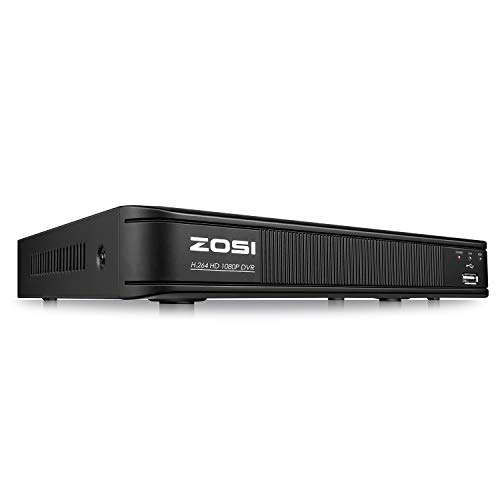 ZOSI 1080p Security DVR Recorder 4 Channel, Hybrid Capability 4-in-1(Analog/AHD/TVI/CVI) Surveillance CCTV DVR