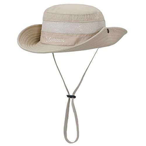 Zando Kids Sun Hat With Uv Protection Kids Cap Boys Sun Hat Kids Bucket Hat Kids Summer Beach Hat Sun Hats For Kids Camping Fishing Safari Hat Boys Hiking Outdoor Hat Sunhat 01 Light Beige 5-13 Years #TOP1