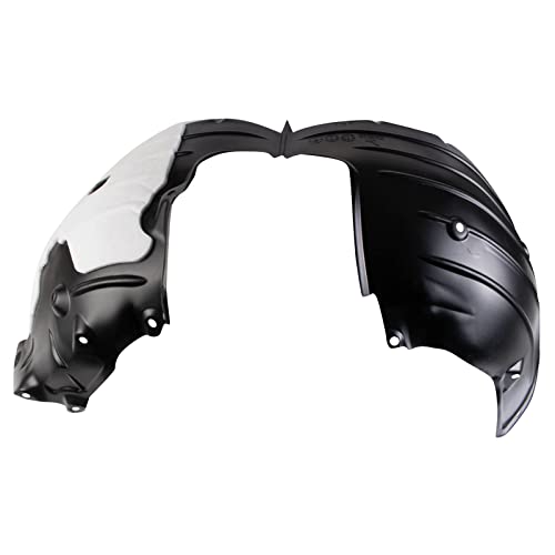 Image of TRQ Front Inner Fender Liner Set Compatible with 2019-2023 Mazda 3 MA1248154 MA1249154