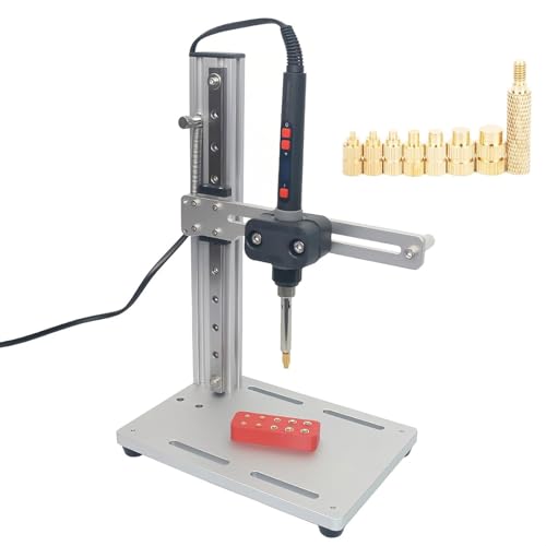 Machine de pressage à chaud verticale 90W avec kit d'insertion de d'inserts M2-M8
