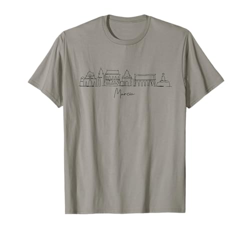 ciudad horizonte viaje recuerdo turista Murcia España Camiseta