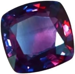 10.30 Ct Natural Flawless Russian Color Changing Alexandrite Cushion Gemstone for Jewelry Making