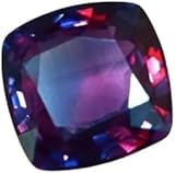 10.30 Ct Natural Flawless Russian Color Changing Alexandrite Cushion Gemstone for Jewelry Making