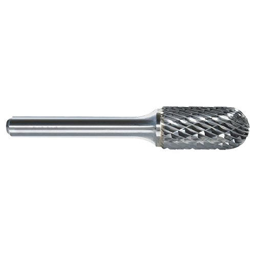 HHIP 3000-0115 SC-5 Cylindrical Ball Nose Double-Cut Carbide Burrs