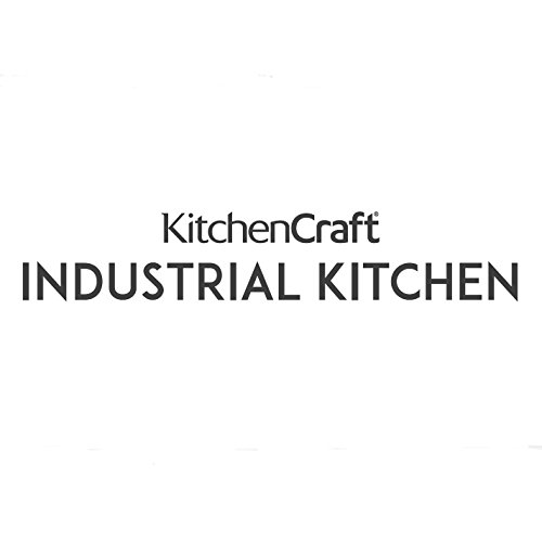 KitchenCraft Industrial Kitchen Vintage-Style Metal Utensil Holder, Worktop Canister for Spoons and Cooking Accessories, 13.5 x 14.5 cm – Grey