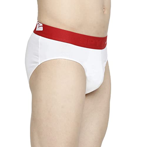 Image of Underjeans Men's Cotton Blend Regular Fit Printed Brief