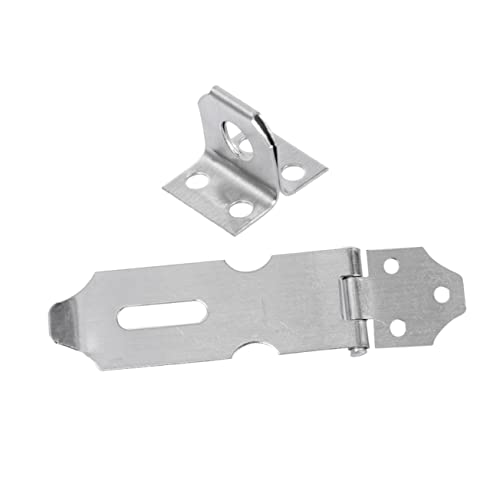 Image of DOITOOL 20pcs Stainless Steel Hasp Latch Lock Heavy Duty Door Hooks for Cabinet Doors Safety Cabinet Locks