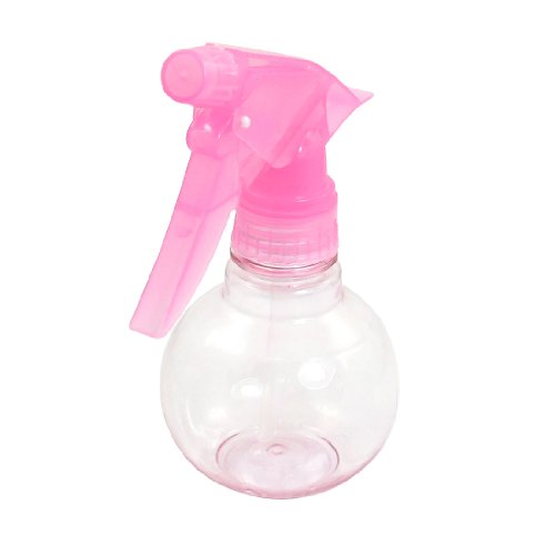 uxcell Pink Clear Trigger Bottle Plant Beauty Salon Supply 200ml