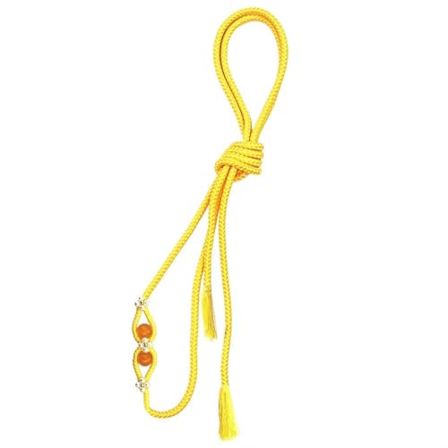 Women Japanese Decorative Waist Belt With Tassel Tie Waistband Rope for Traditional Yukata and Kimono Accessories