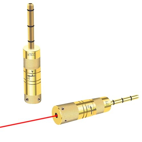 GOTICAL .22LR Red Laser Bore Sight, Archery Laser Sight Tool for Bow and Crossbow Thread-On Crossbow Laser Sighting Tool, Made of Brass