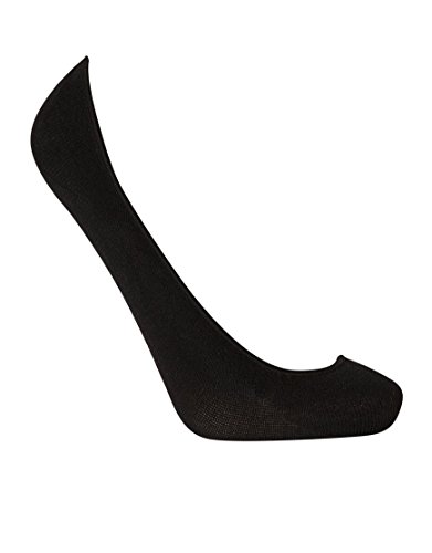 Charnos Women CIAK Ballerina Footsies with Gripper Pack of 2 Black One Size