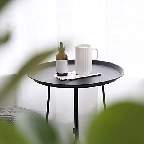 Table de côté en fer forgé pour optimiser les petits salons et balcons - 4