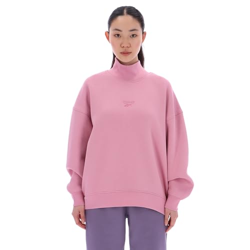 Chandail Reebok Harper col roulé femme, Rose poudré, L