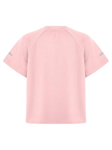 YiZYiF Kids Boys Girls Quick-Dry Sports Tops Loose Fit Breathable Short Raglan Sleeve T-Shirt Sweatshirt4