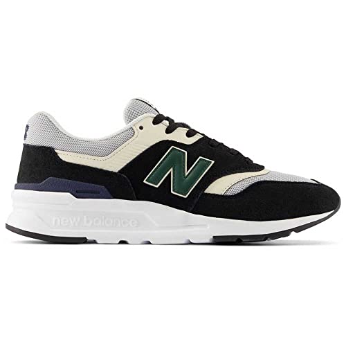 Image of New Balance Men's 997H V1 Sneaker, Black /Nightwatch Green, 14 Medium US
