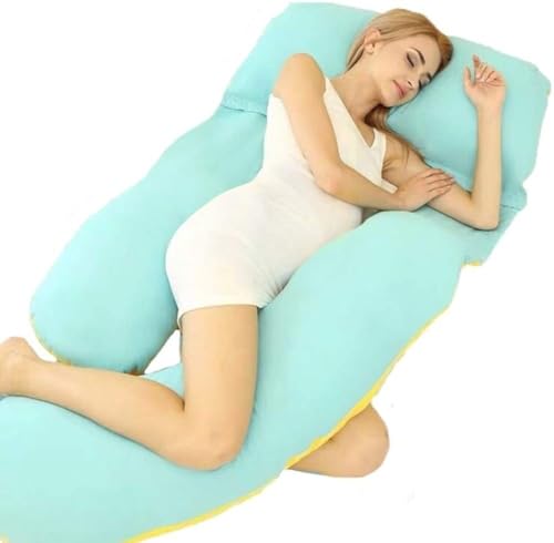 Ultimate Full Body Pregnancy Pillow for Side Sleepers – Soft and Supportive Maternity with Washable Cover