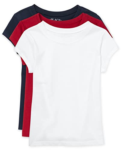 Image of The Children's Place Girls Basic Short Sleeve Layering Tee