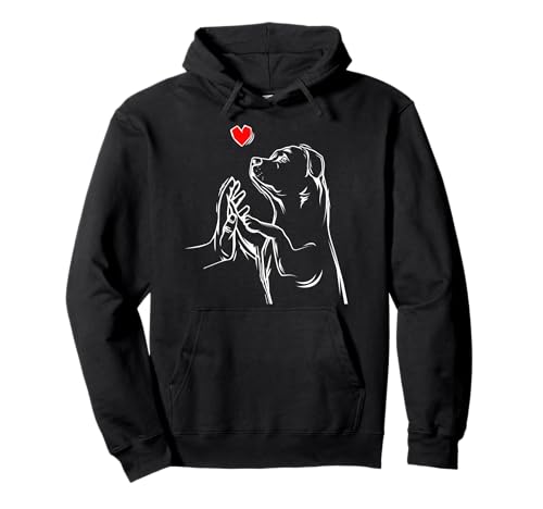 Rottweiler Liebe Lustig Hunde Frauchen Damen Pullover Hoodie