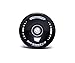 FREEDARE 70mm Longboard Wheels with ABEC-7 Bearings and Spacers(Black,Set of 4)
