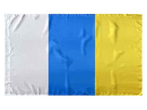 Durabol Bandera Canarias sin Escudo 150 x 90 cm Satén