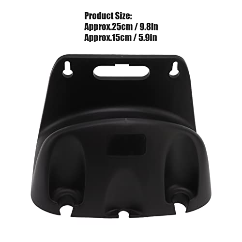Fdit Water Hose Holder, Wall Mounted Hose Hanger Water Pipe Reel Bracket Garden Hose Holder Hanger for 20m Tube Winding(Black) - Image 3