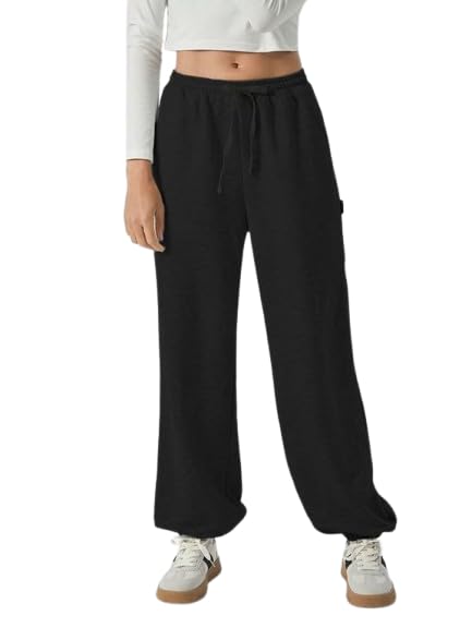 O3e® Women's Cotton Loose Fit Joggers – Soft, Stylish & Comfortab...