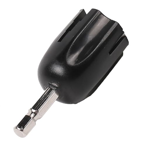 1 Piece Guitar String Winder Head Electric Drill Tuning Peg Puller Guitar String Winder Drill Bit Guitar Bass Repair Maintenance Tool, Black