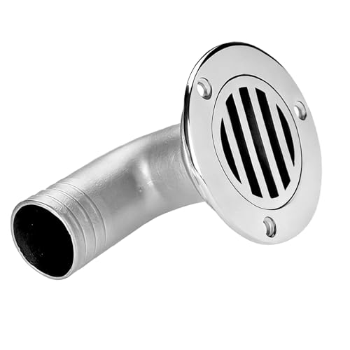 デッキ排水口,ステンレス鋼 排水口,ボート フロア 排水 カバー - 海洋 ヨット キッチン 船 シャワー 浴室 シンク 用