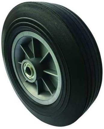 MDMprint Hand Truck Wheel, 3/4 in. Bore Dia, Offset, Tread: Ribbed