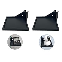 Newyuan Grow-Zelt Eckregal, Regale für Hygrometer, Kamera & Pflanzzubehör, 16mm Stangen (2, Schwarz)