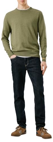 Pepe Jeans Andre - Ropa de Punto de Cuello Redondo para Hombre, Verde (Verde Militar), Talla S, Verde (Verde Militar), S - imagen 3