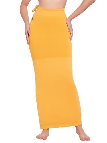 Image of Clovia Women's Saree Shapewear with Drawstring (SW0048P07 Yellow M)