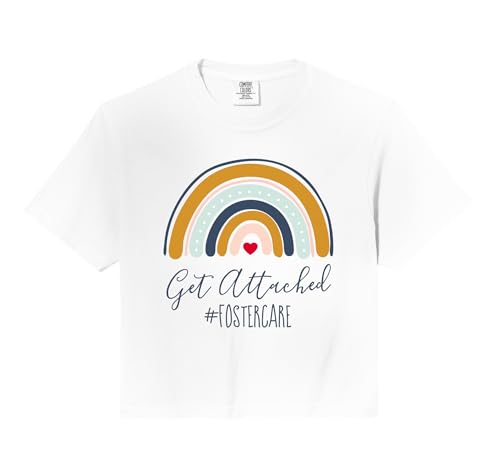 Get Attached Adoption Fostercare MOD DAD Foster to Adopt Comfort Colors Crop Top
