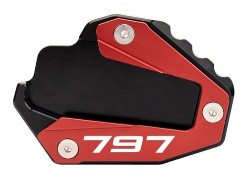 Support béquille pour Monster 797 2017-2018 avec coussin d'extension en aluminium CNC