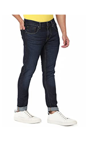 Image of Spykar Men's Skinny Fit Low-Rise Casual Jeans